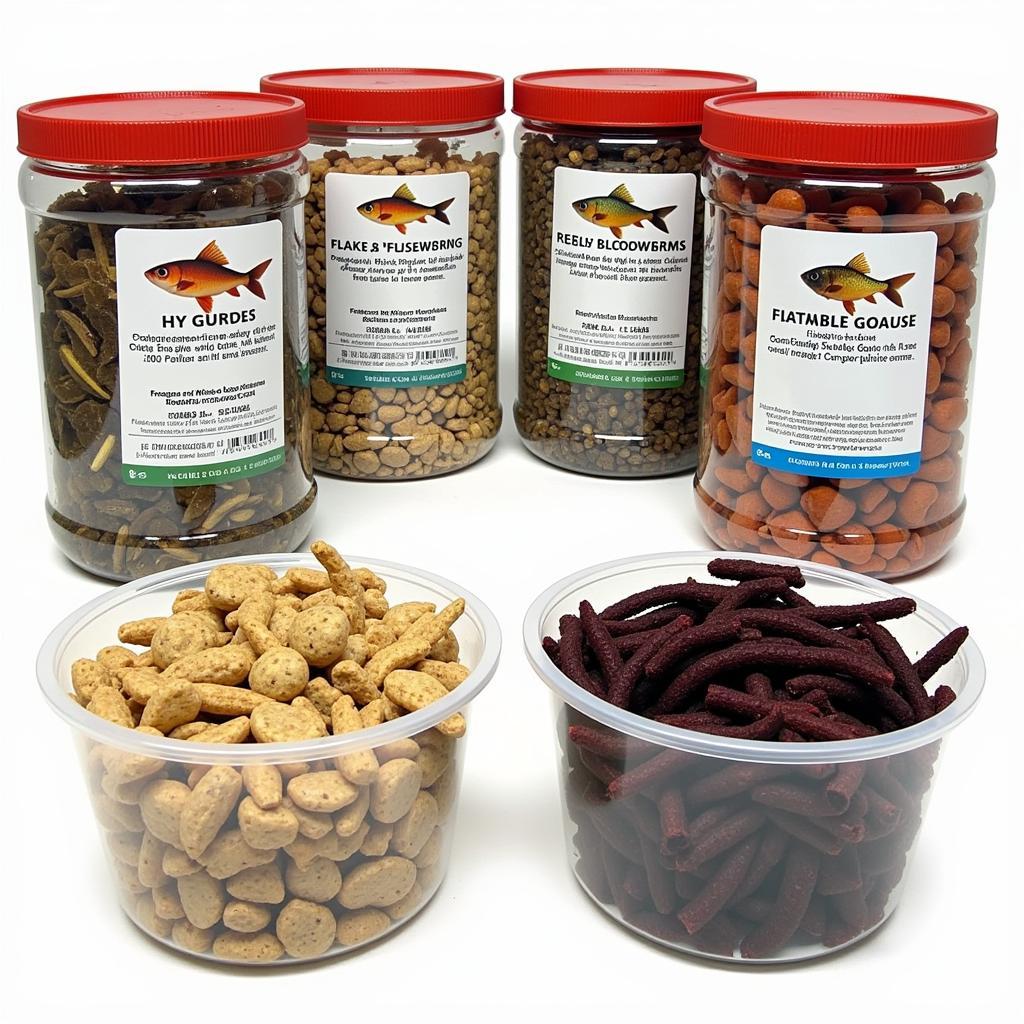 Different Types of Fish Food