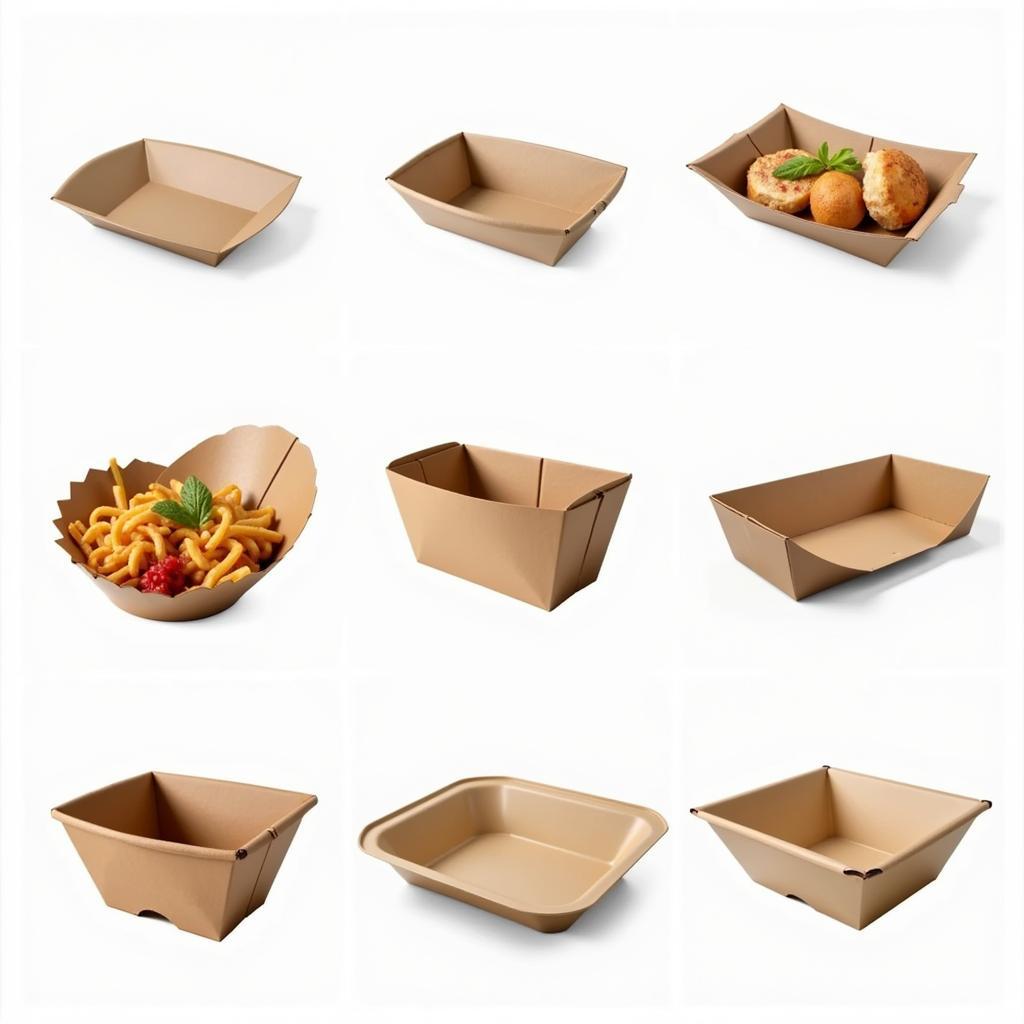 Various Disposable Food Baskets