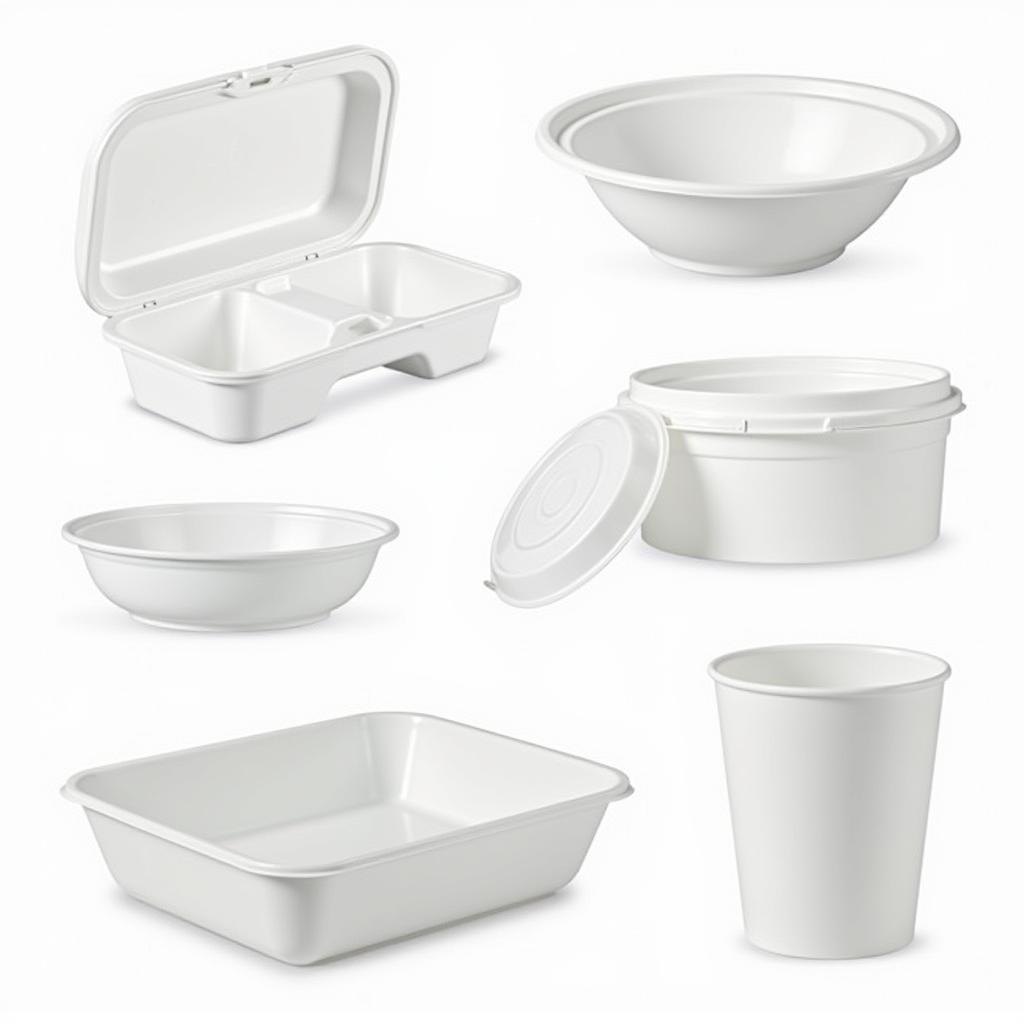 Different Types of Disposable Plastic Food Containers