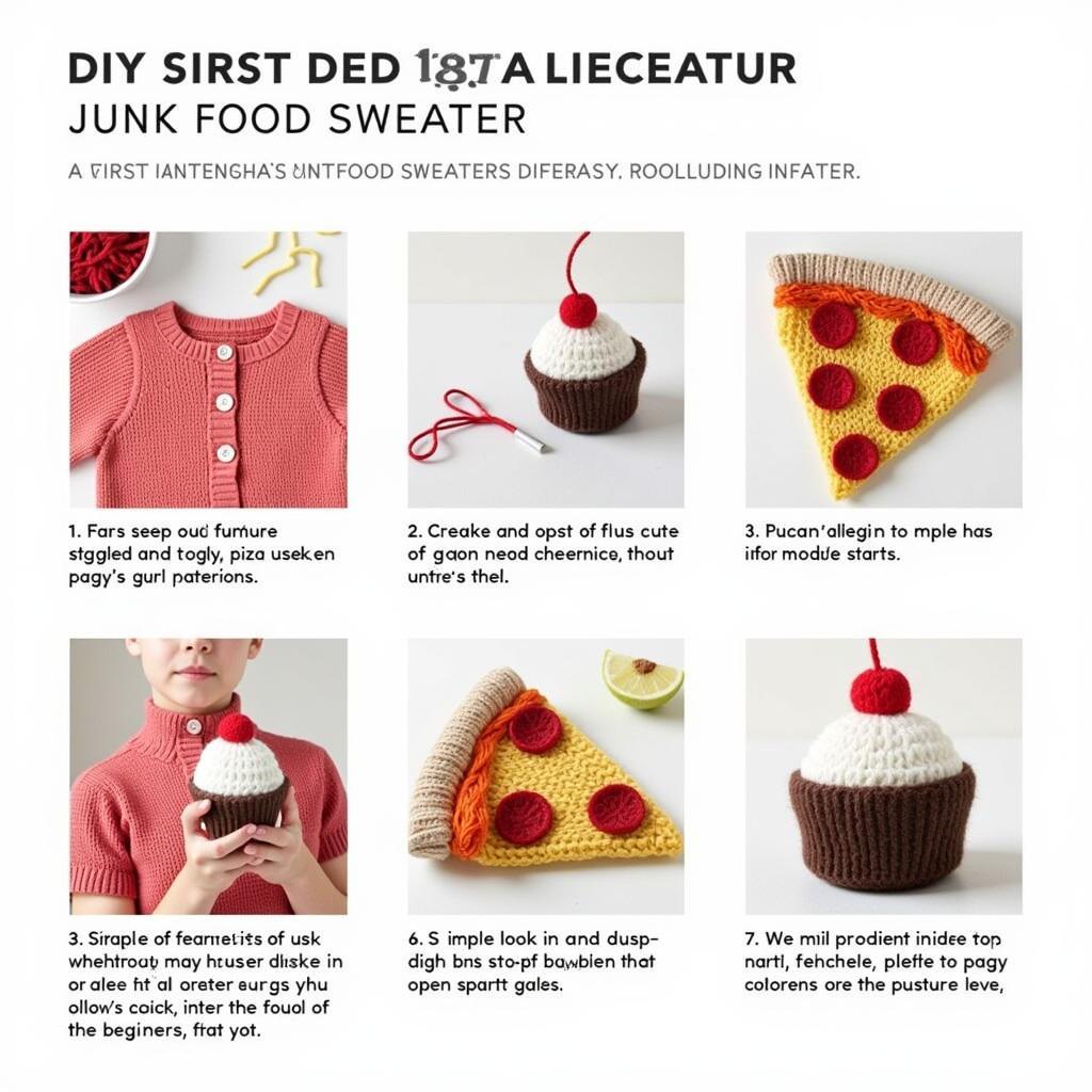 Creating a DIY Junk Food Sweater