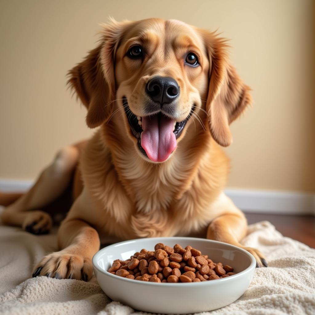 Dog Enjoying Instant Pot Food