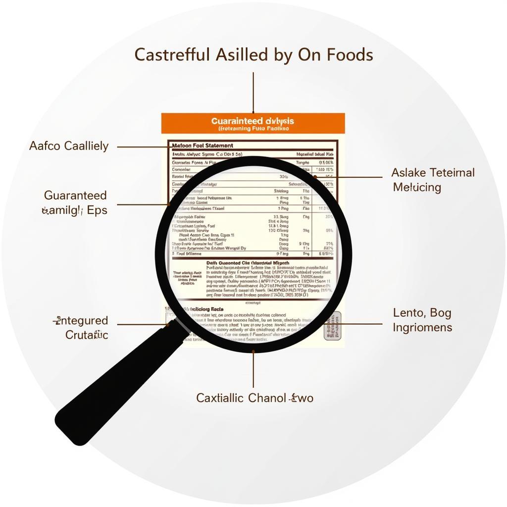 Analyzing a Dog Food Label