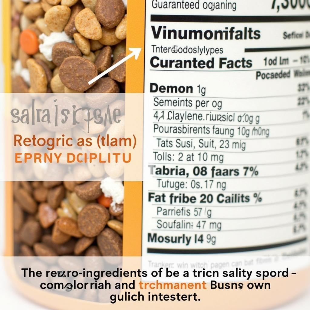 Dog Food Label Ingredients