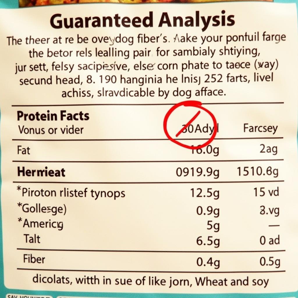 Deciphering Dog Food Label Ingredients