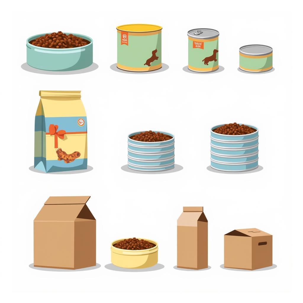 Different Types of Dog Food Packaging