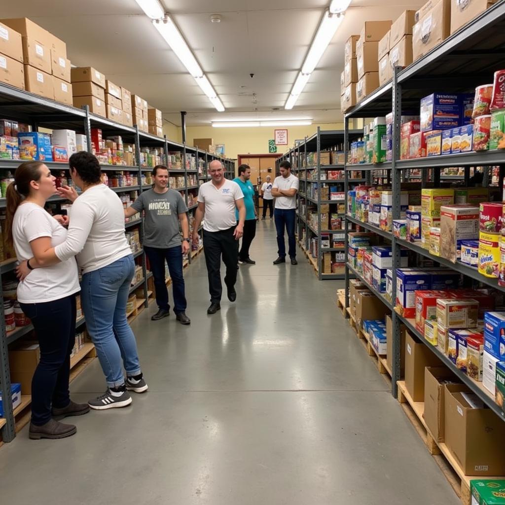 Donating Food at Stevens County Food Shelf