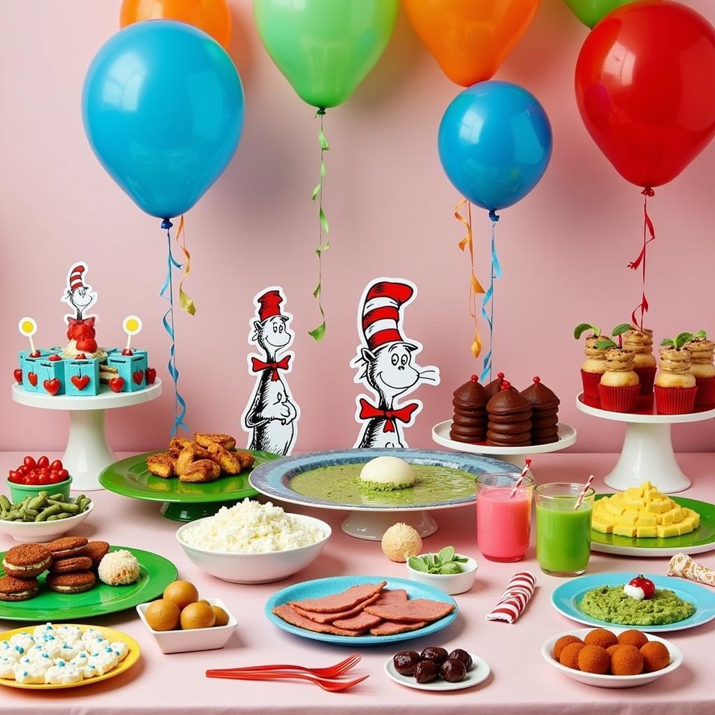 Dr. Seuss Inspired Party Food