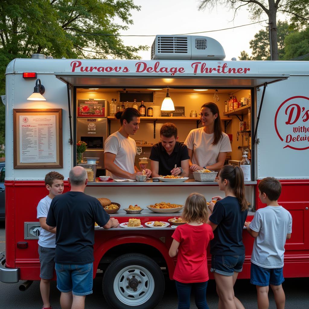 D's Delights Food Truck Atmosphere