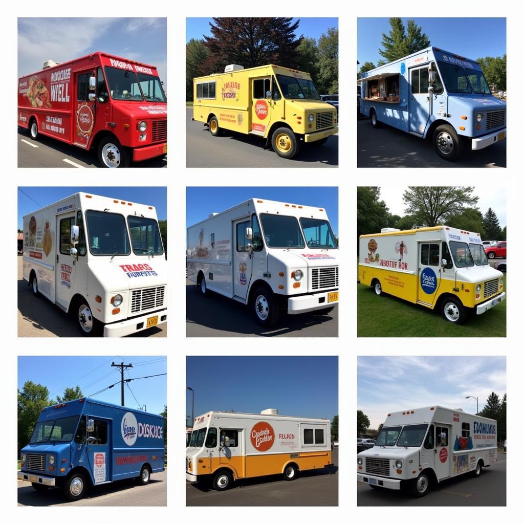 Variety of Food Trucks at the East Hanover Food Truck Festival