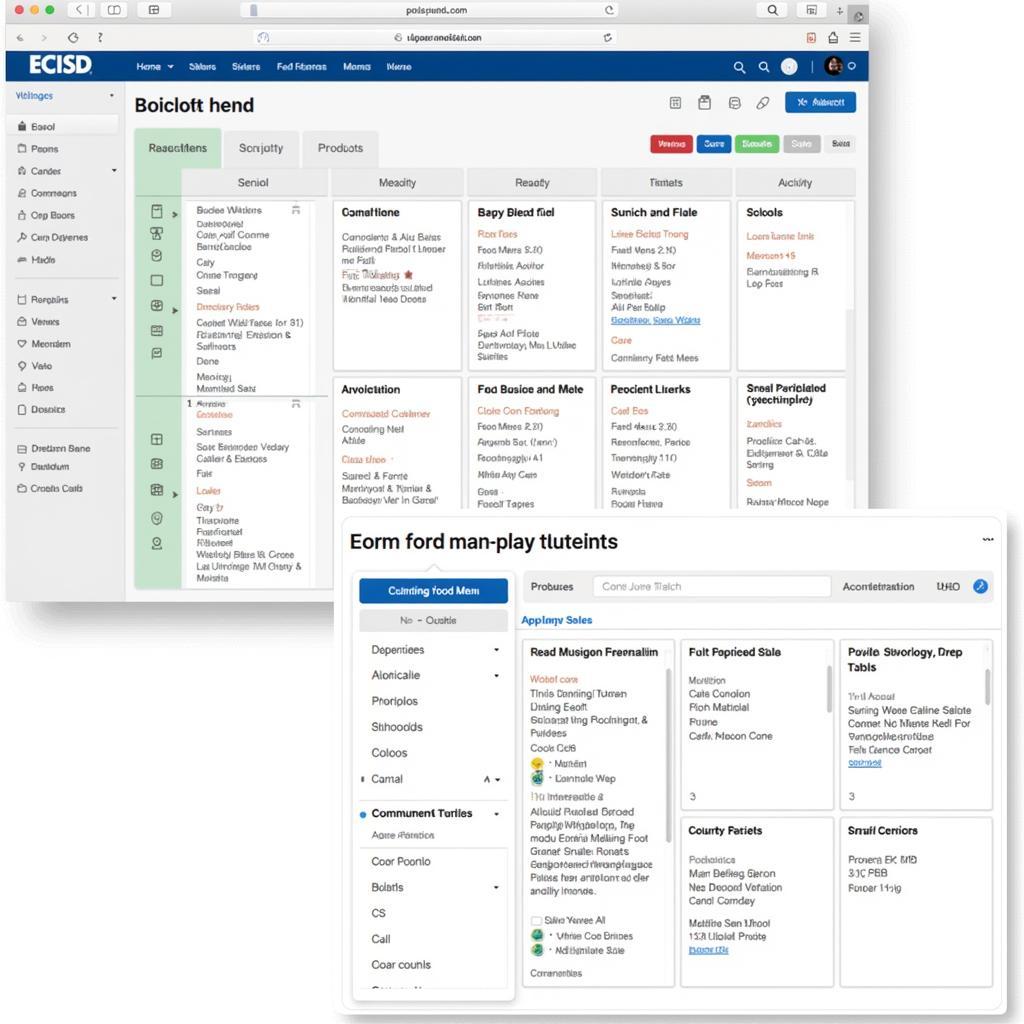 Ecisd Food Menu Online