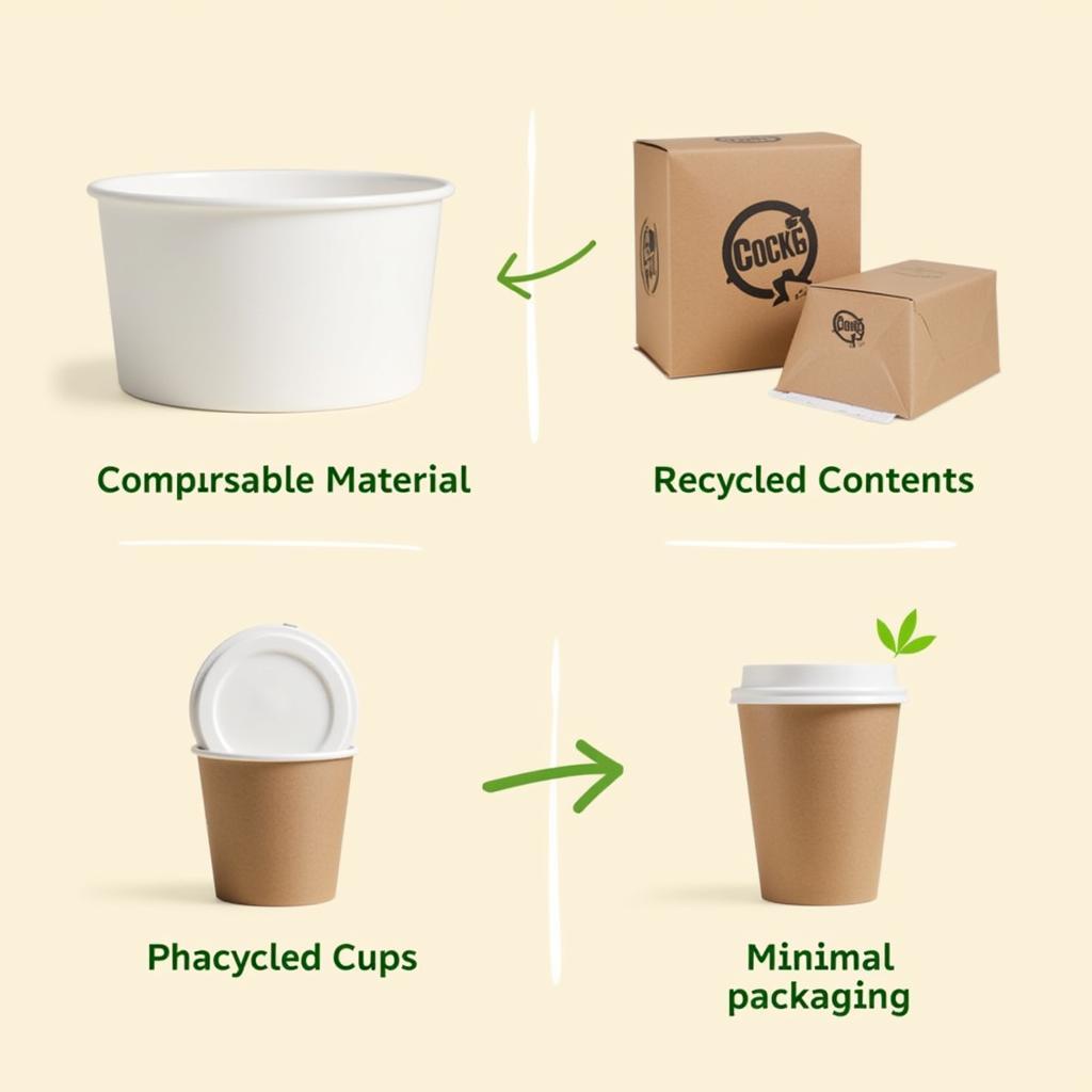 Eco-Friendly Paper Food Cups