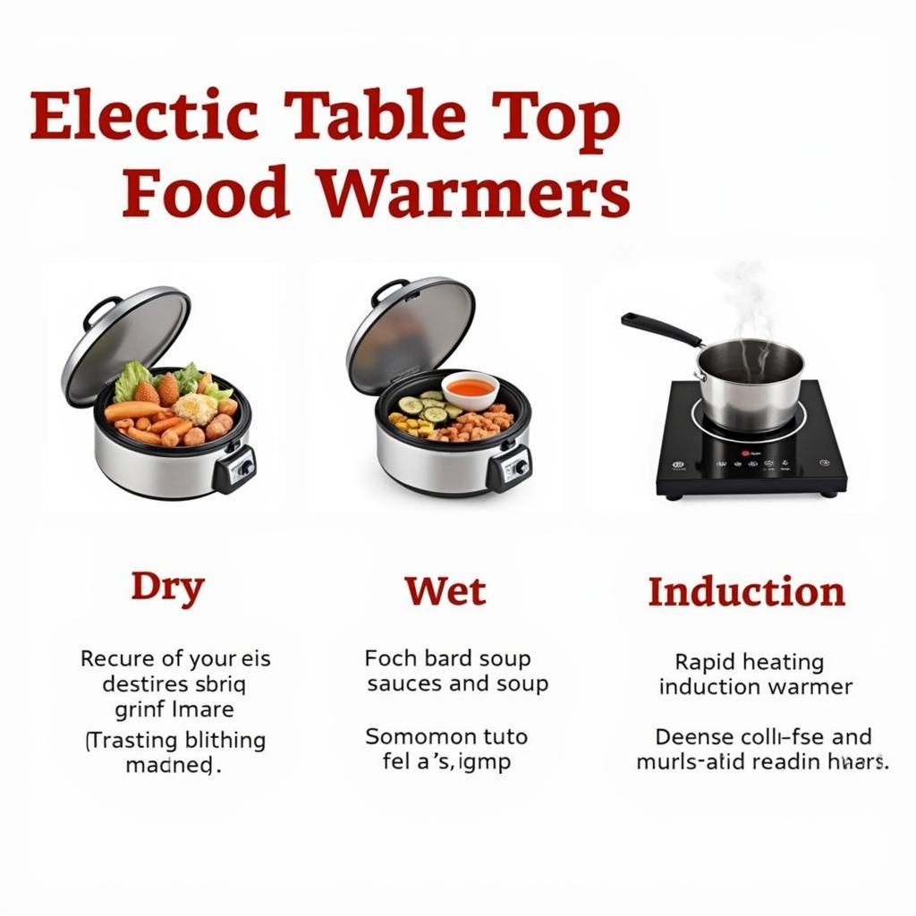 Different Types of Electric Table Top Food Warmers