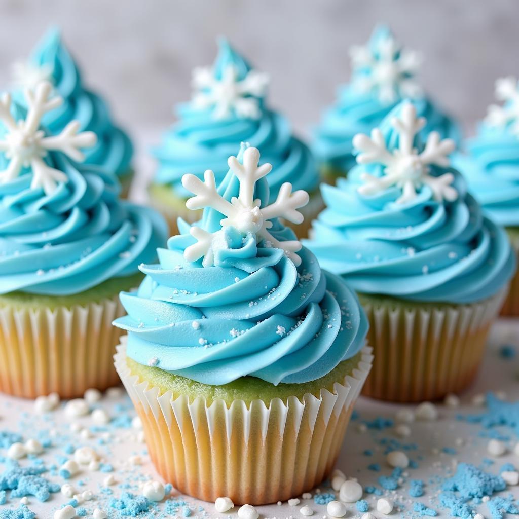 Elsa's Ice Palace Cupcakes