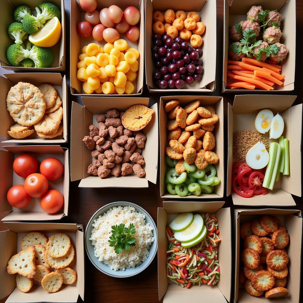 Exploring international cuisines through curated food boxes.