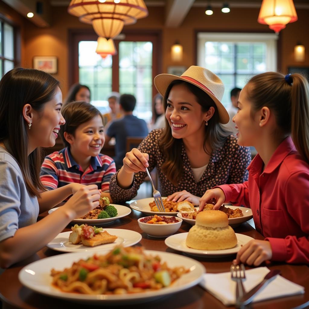 Family Dining at a Chinese Restaurant in Coral Springs Wiles