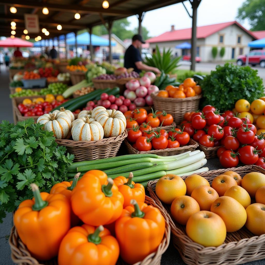 Farm-fresh produce in Traer, Iowa