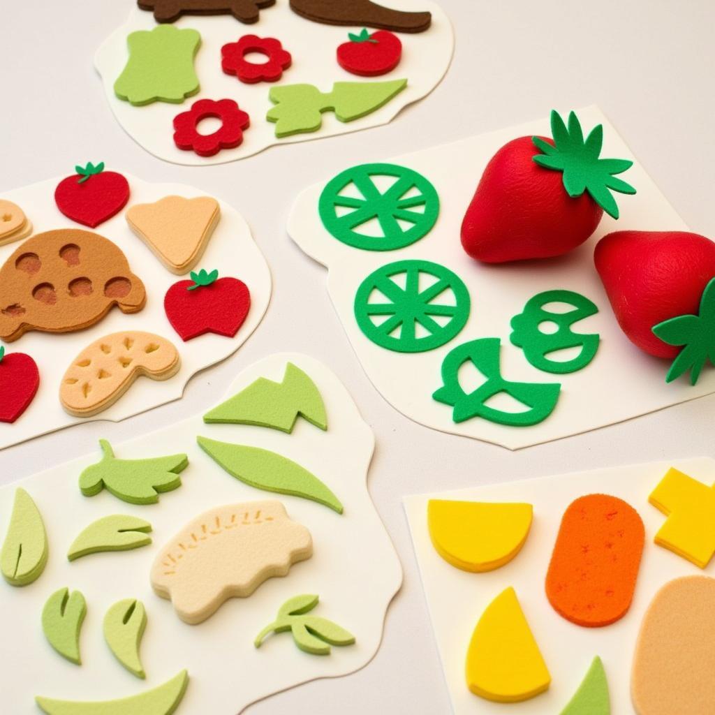 Examples of Felt Food Templates