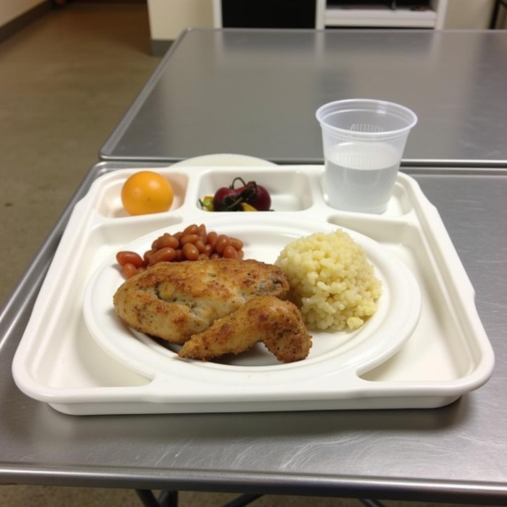 Typical Florida Jail Food Tray