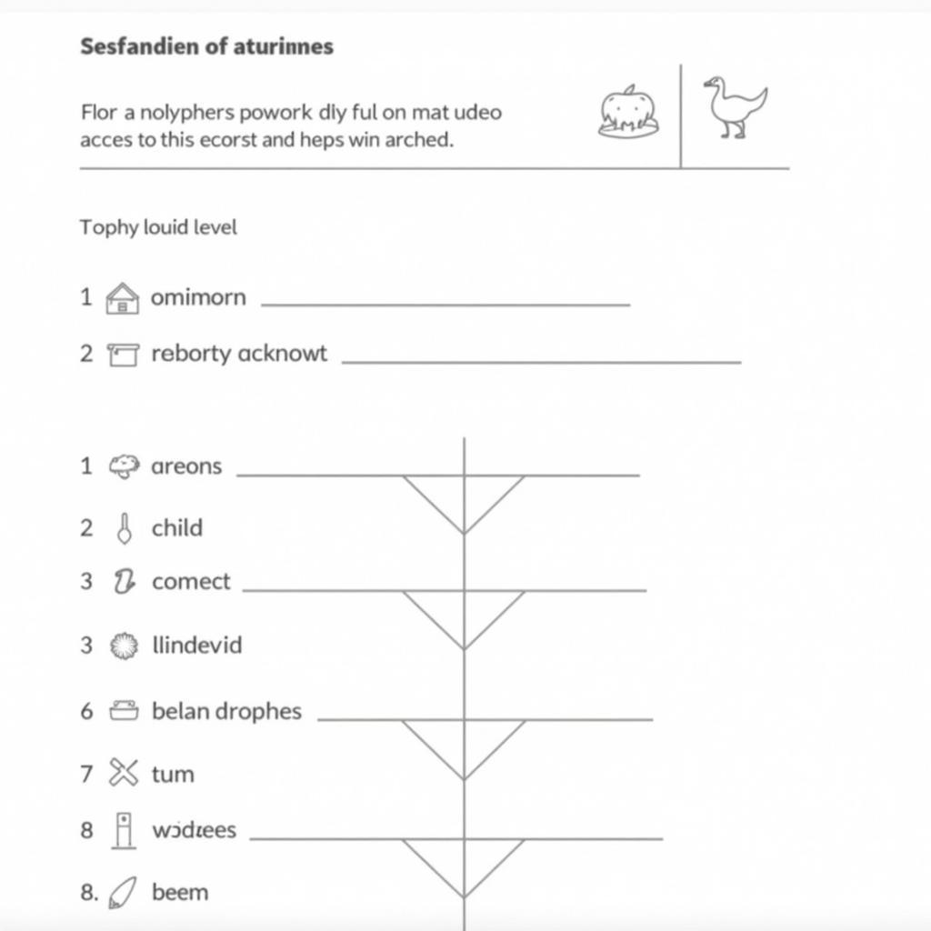 Food Chain Blank Worksheet Example