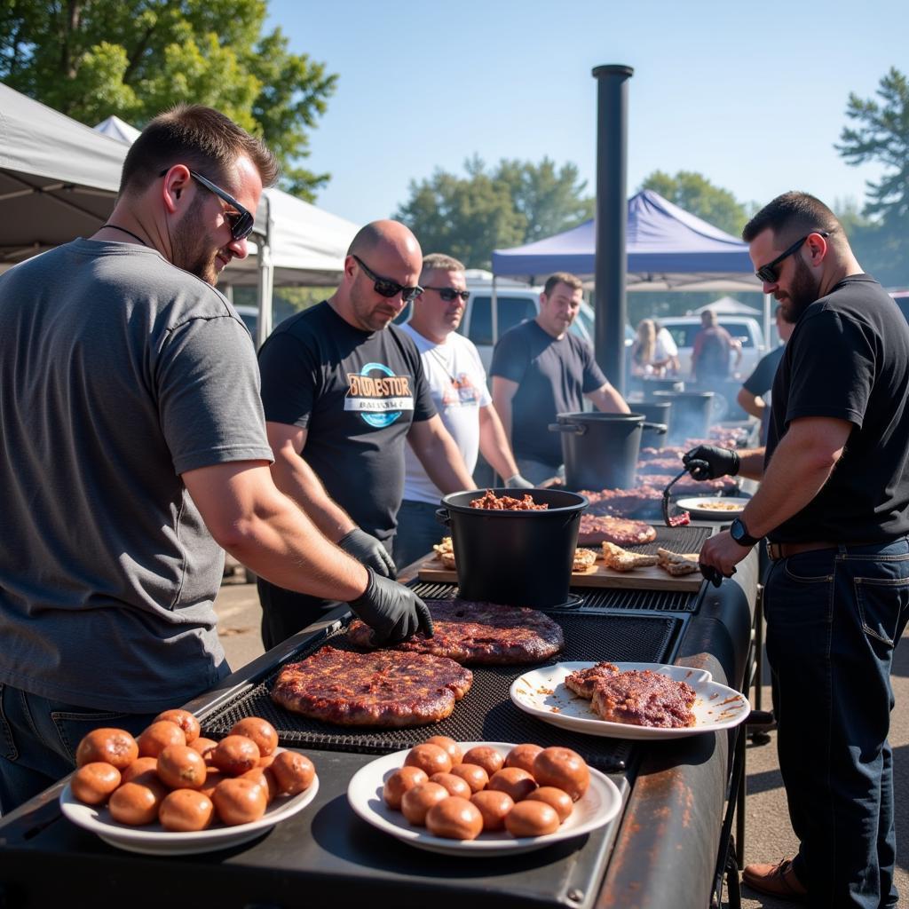 Competition Pitmasters at Food City Smoker