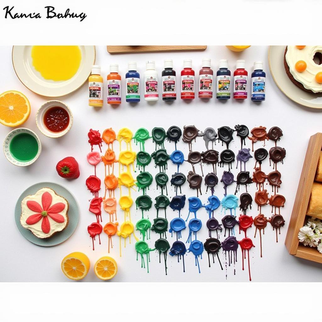 Food Colouring Set for Baking Cakes