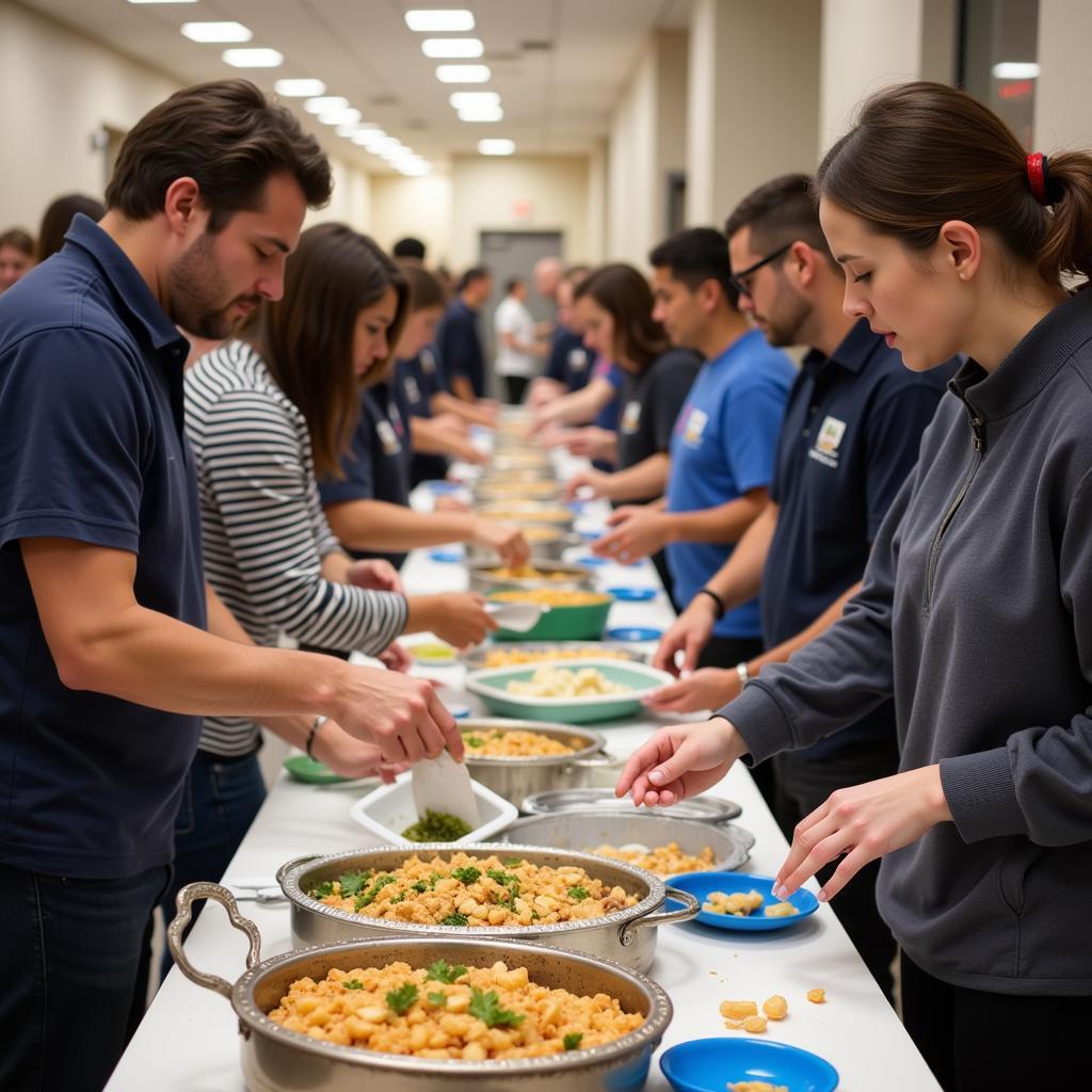 Food Committee at a Community Event