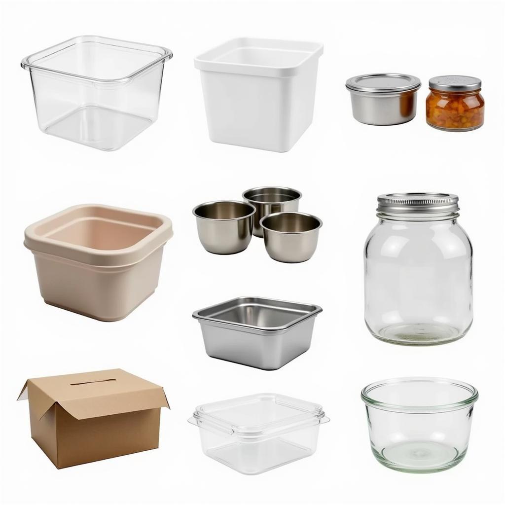 Different Types of Food Containers