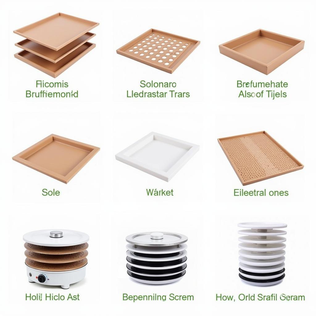 Various Food Dehydrator Fruit Leather Trays