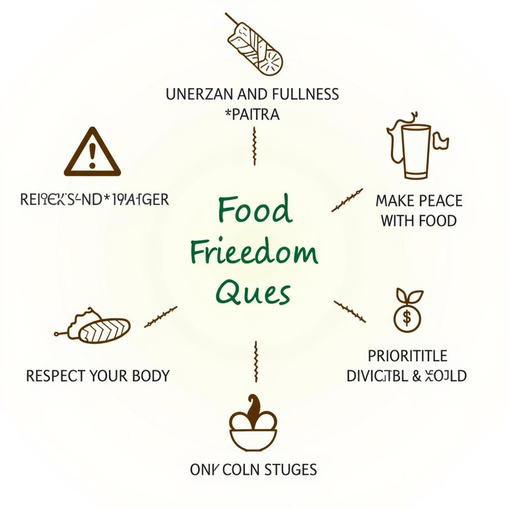 Visual Representation of Food Freedom Principles