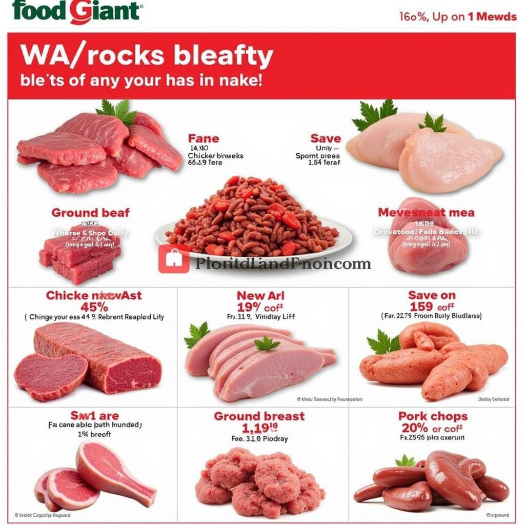 Meat and Poultry Specials at Food Giant