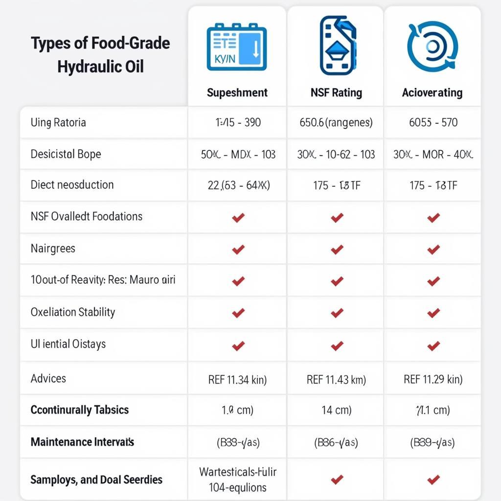 Comparing Different Types of Food Grade Hydraulic Oil