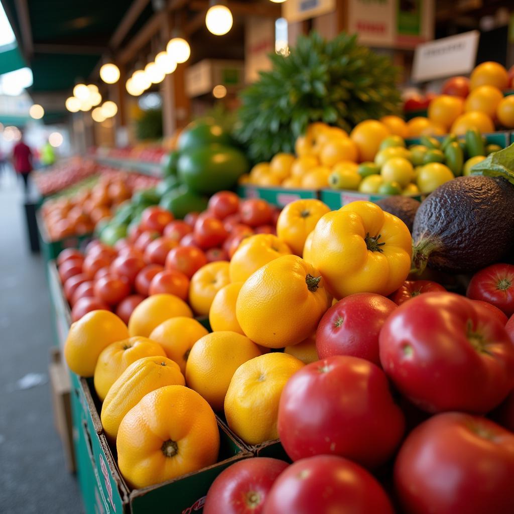 Fresh Produce at the Food Market