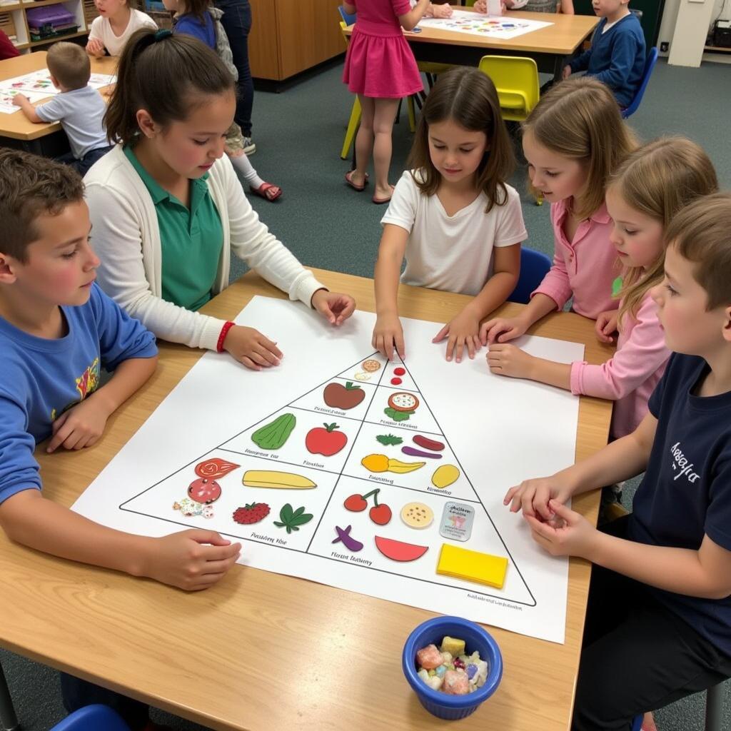 Interactive Food Pyramid Activity for Kids