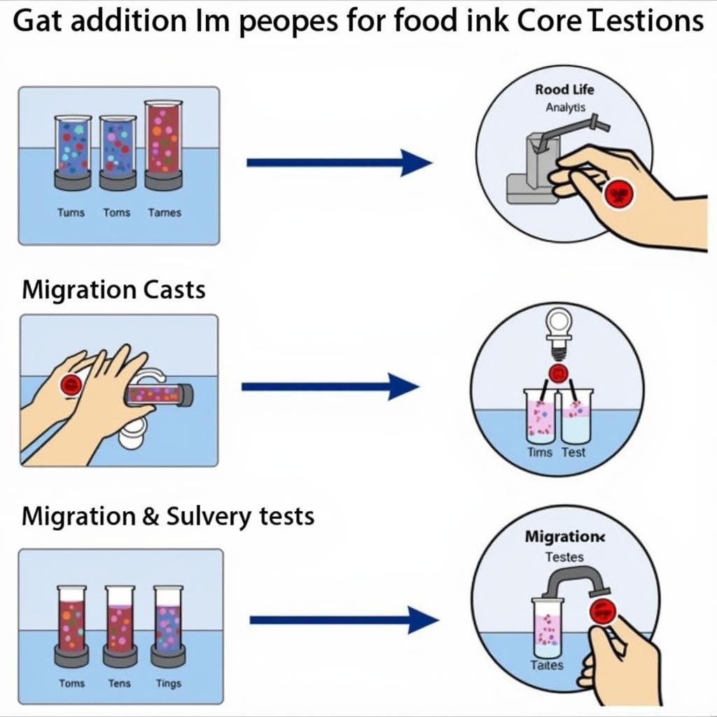 Food Safe Ink Testing Process