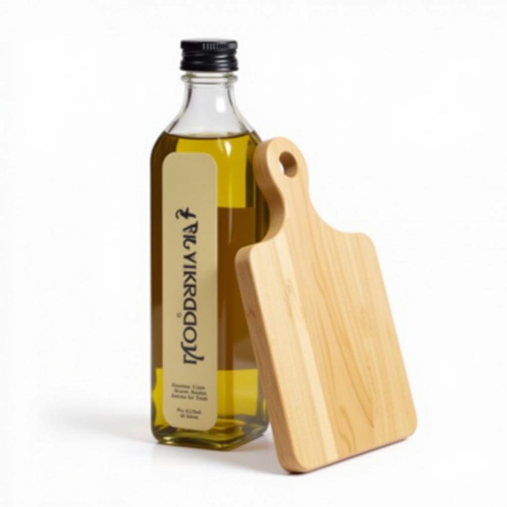 Bottle of food-safe teak oil