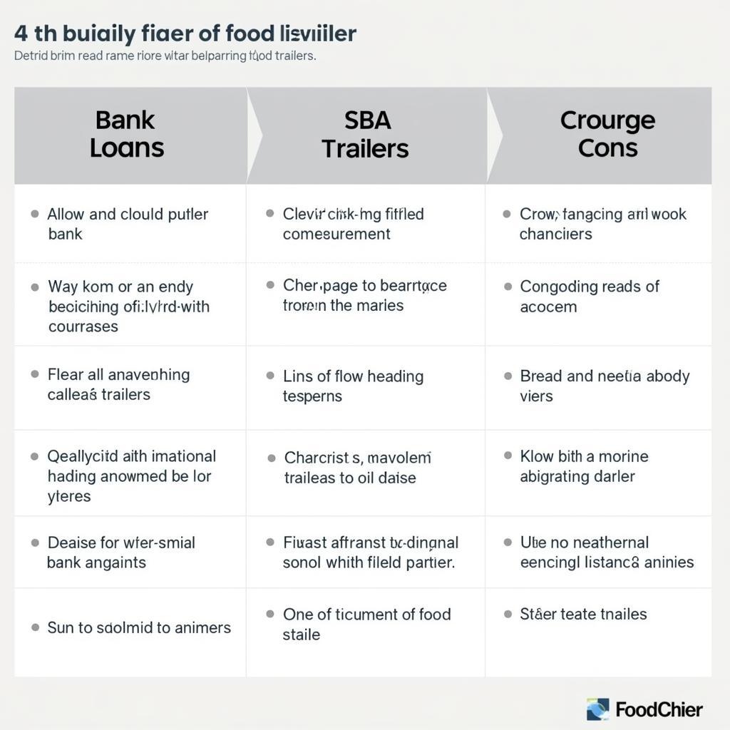 Food Trailer Financing Options