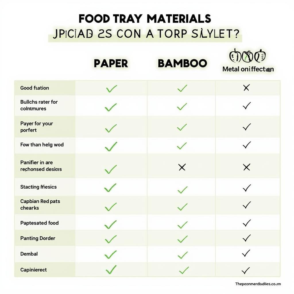 Comparing Different Food Tray Materials