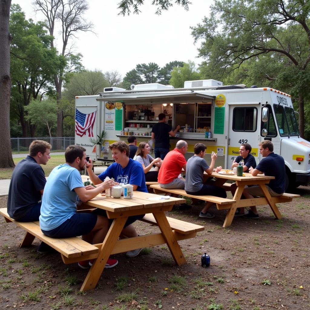 Food Truck Dining Experience