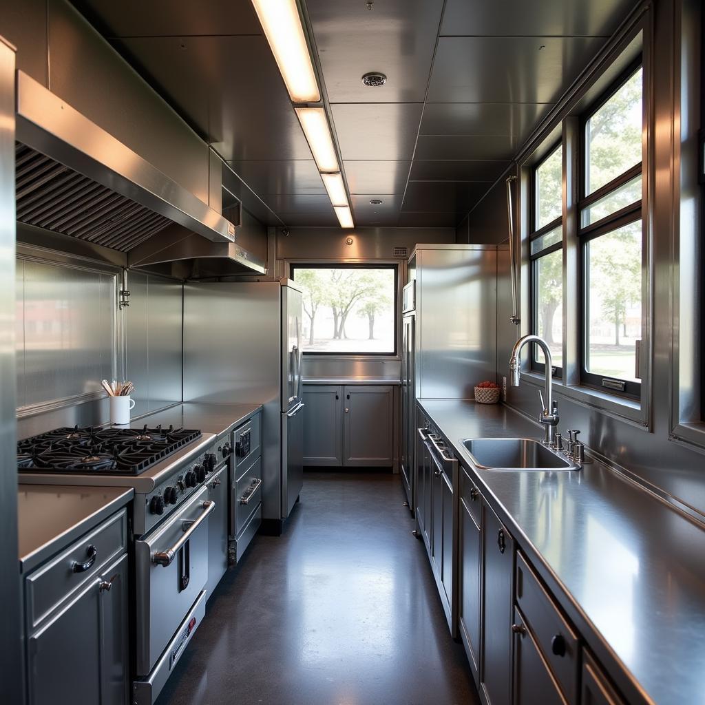 Food Truck Interior Kitchen Equipment