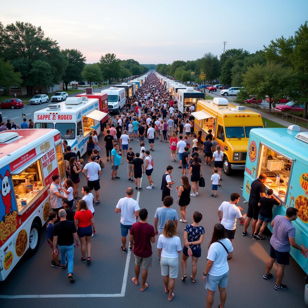 Food Truck Rodeo Brier Creek Offers Diverse Cuisine