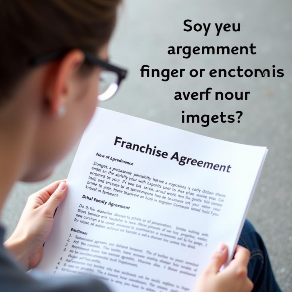 Analyzing Food Van Franchise Agreements