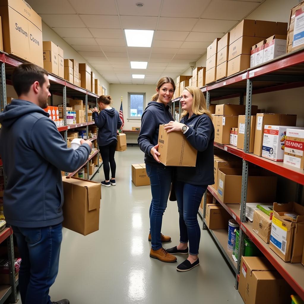 Forsyth Food Pantry Volunteers Helping Families