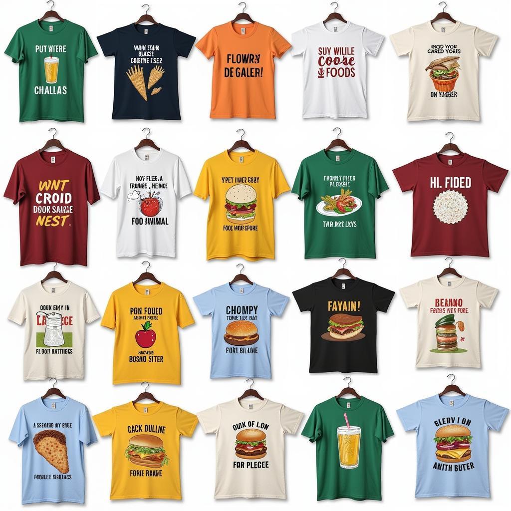 Funny Food T-shirts Collection