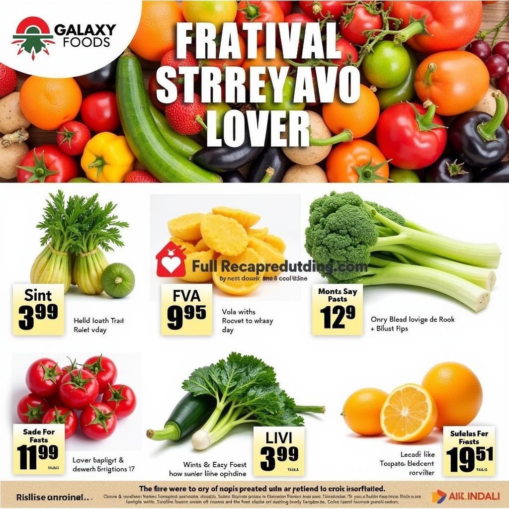 Fresh Produce Deals in the Galaxy Foods Weekly Ad