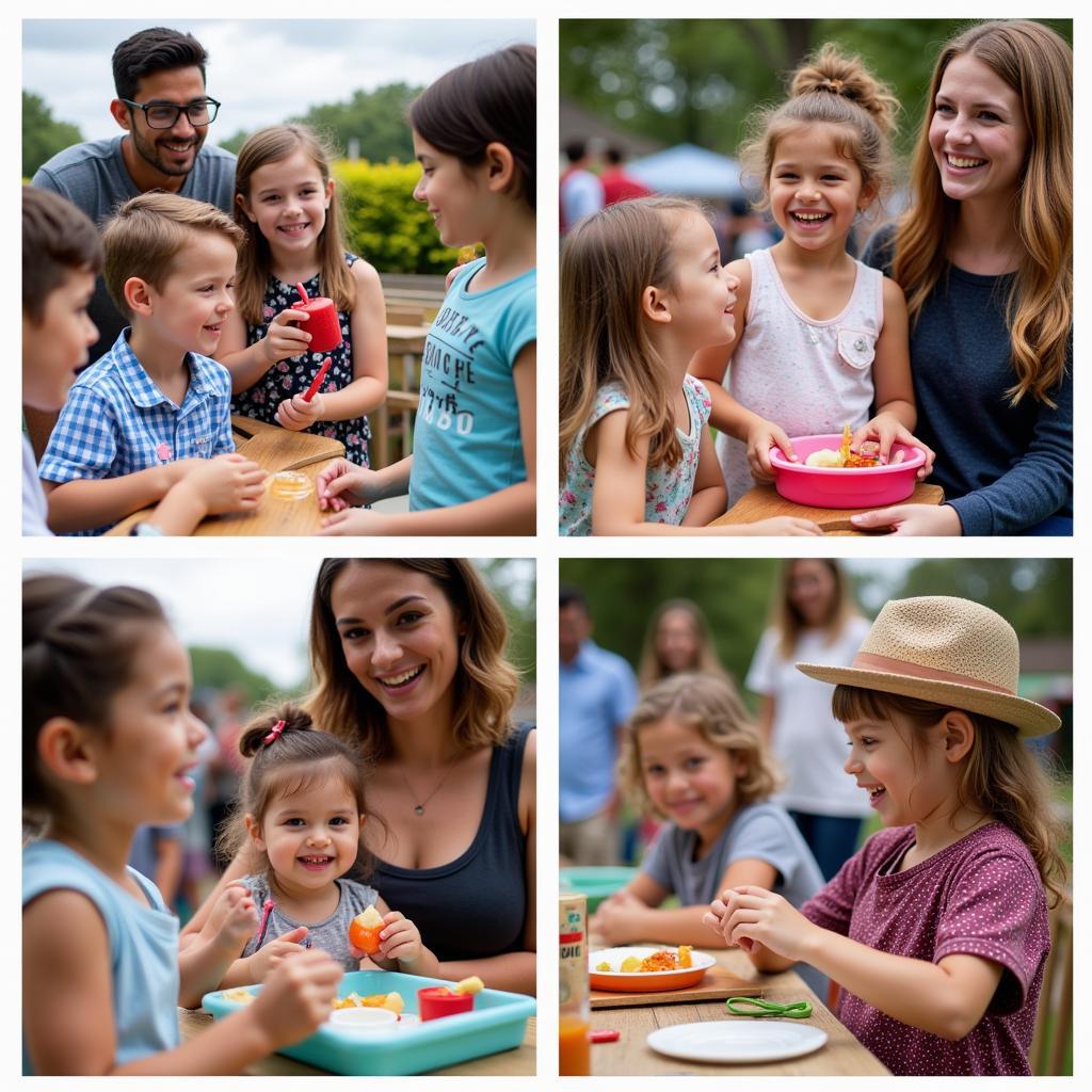 Family enjoying the Gerber Baby Food Festival