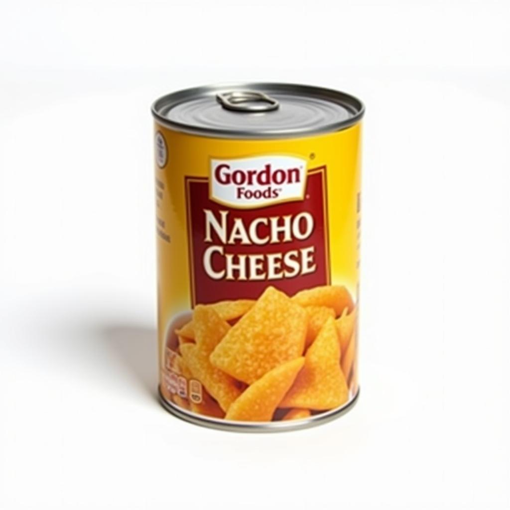 A can of Gordon Foods Nacho Cheese