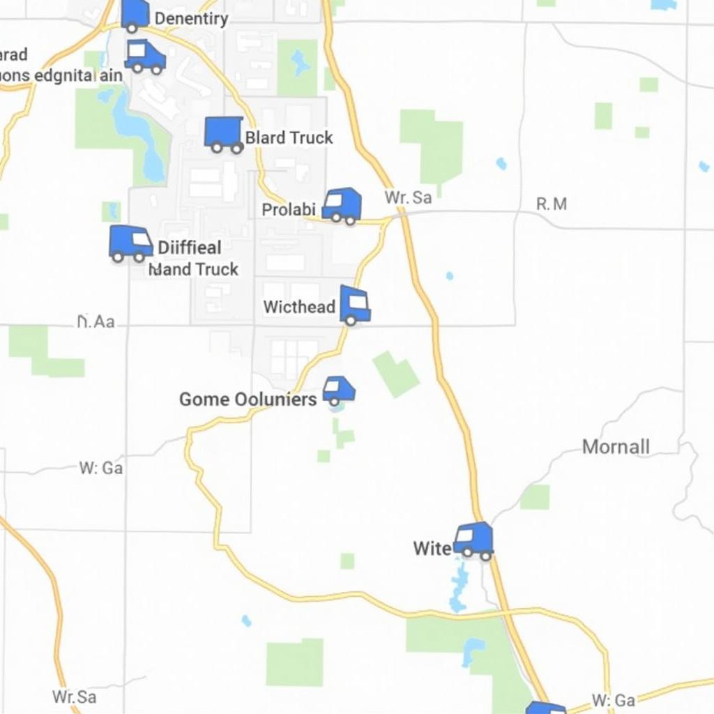 Grand Forks Food Truck Location Map