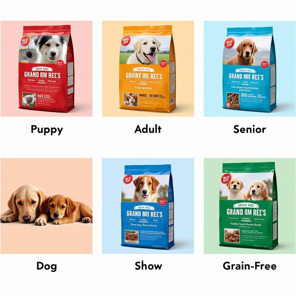 Grandma Mae's Dog Food Variety