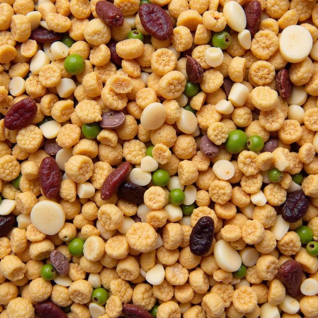 Close up of granular plant food