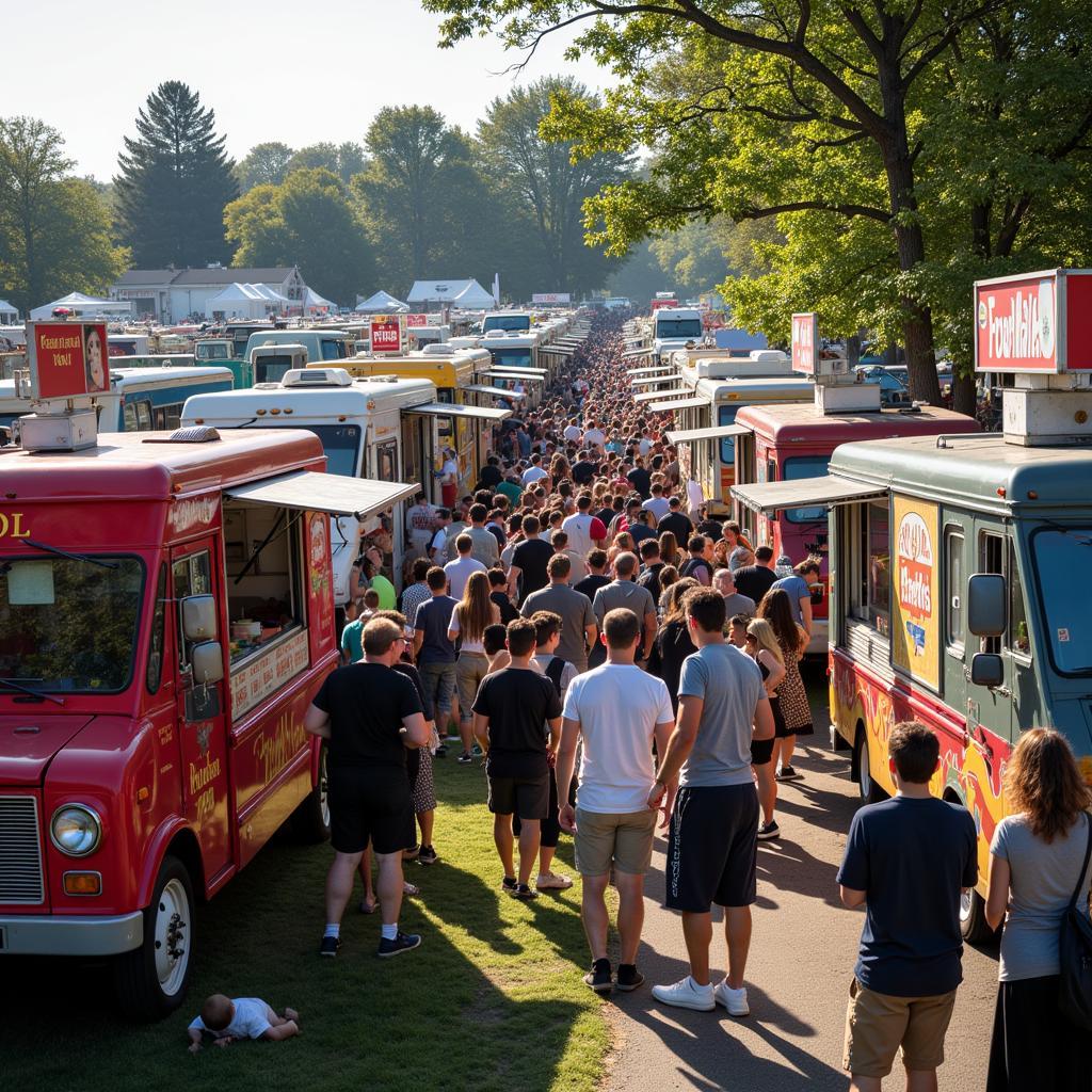 Diverse Food Options at Gretna Food Truck Festival